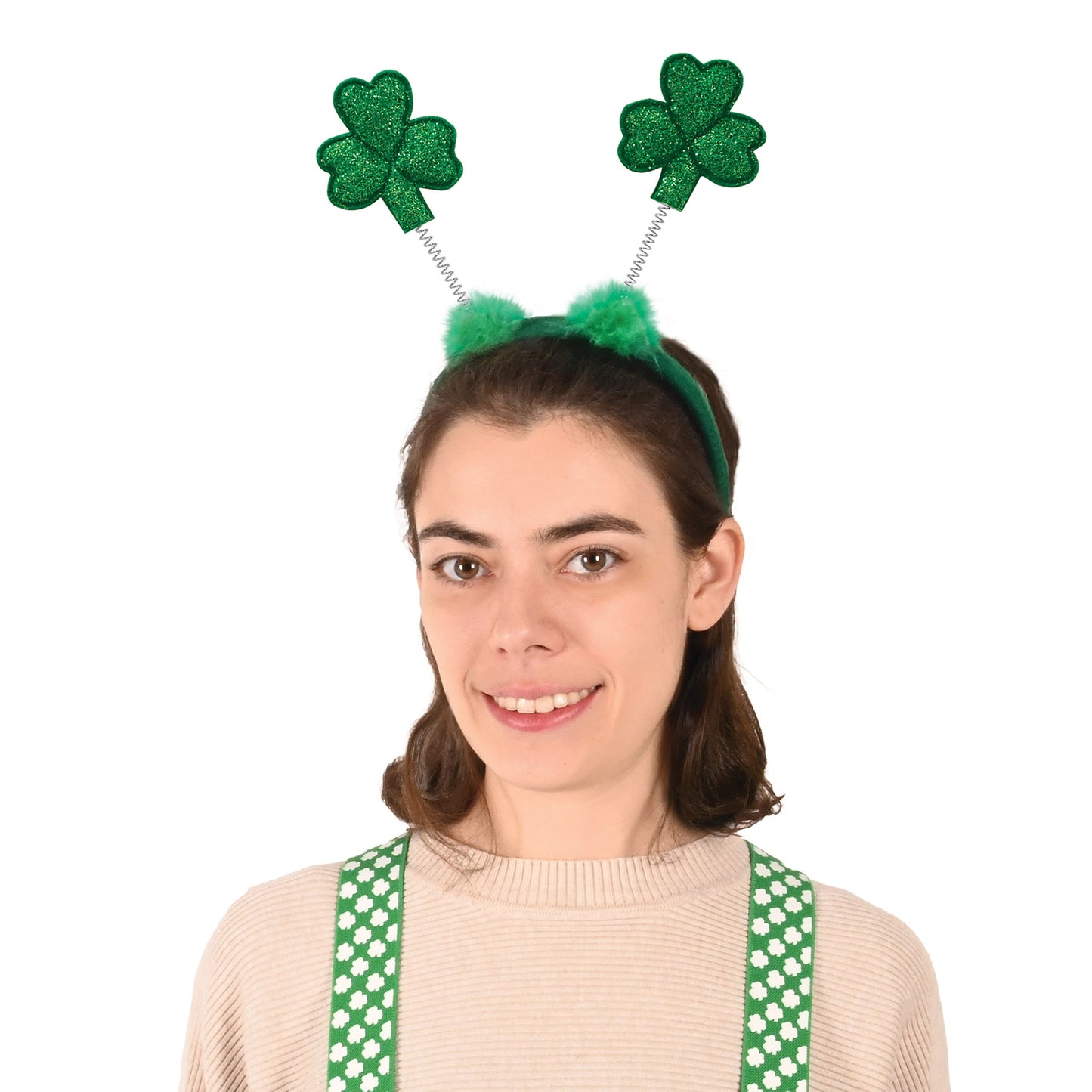 Glittered Shamrock Headband