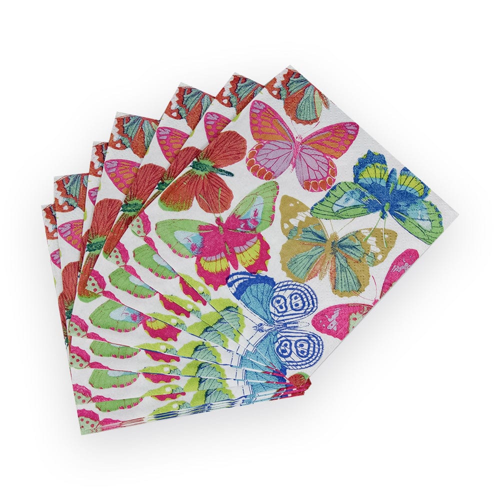 Bright Butterflies Cocktail Napkins