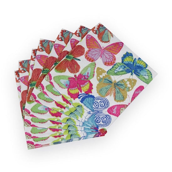 Bright Butterflies Cocktail Napkins