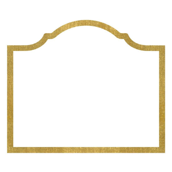 Gold Foil Arch Place Cards