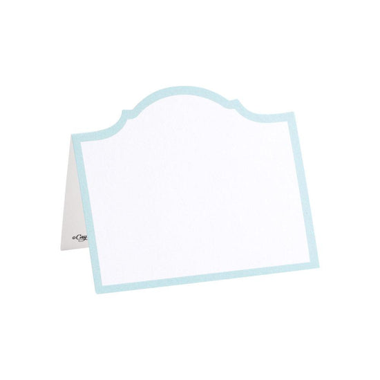 Robin's Egg Blue Arch Place Cards