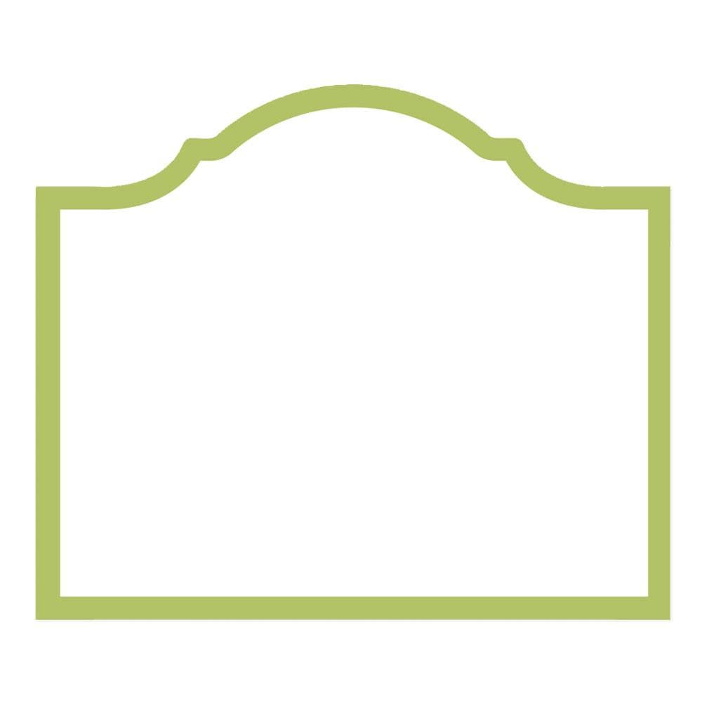 Moss Green Arch Place Cards