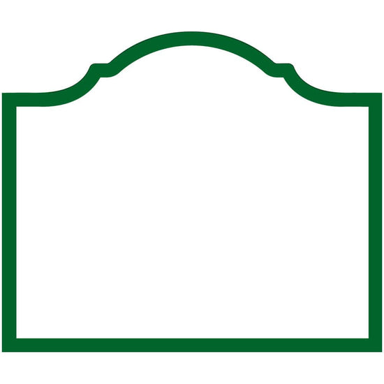 Hunter Green Arch Place Cards