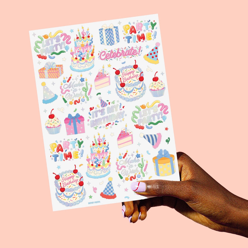 Let's Party Temporary Tattoos