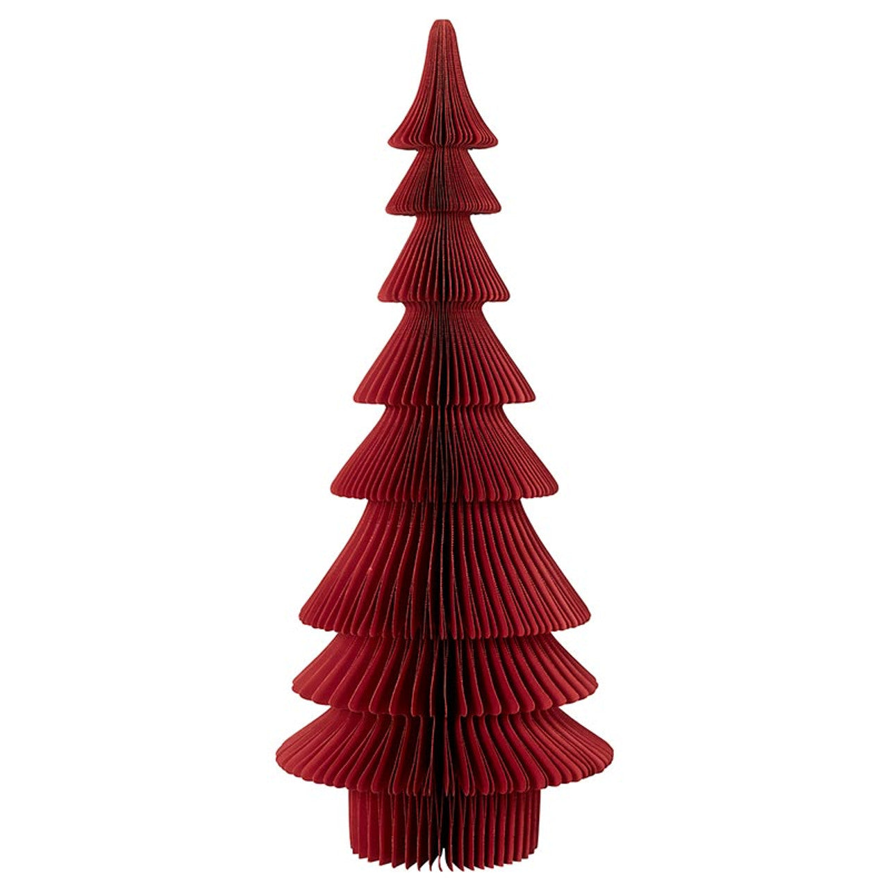 18" Deep Red Siberian Fir Paper Tree