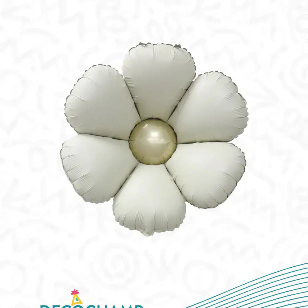 Air-Fill Latte Daisy Mylar - 3 Sizes
