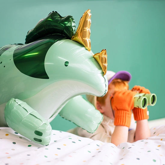 40" Triceratops Standing Mylar