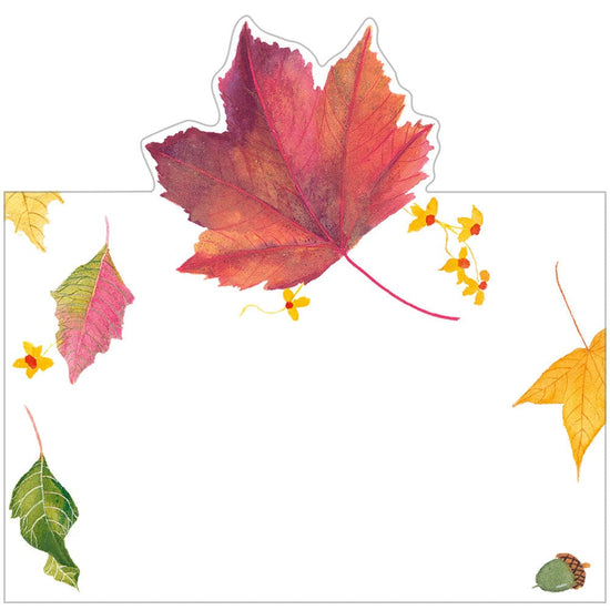 Swirling Leaves Place Cards