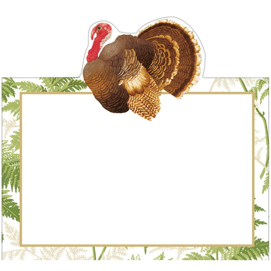 Turkey Among Ferns Place Cards