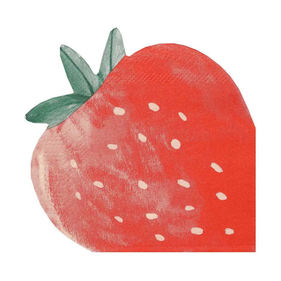 Strawberry Shaped Napkins