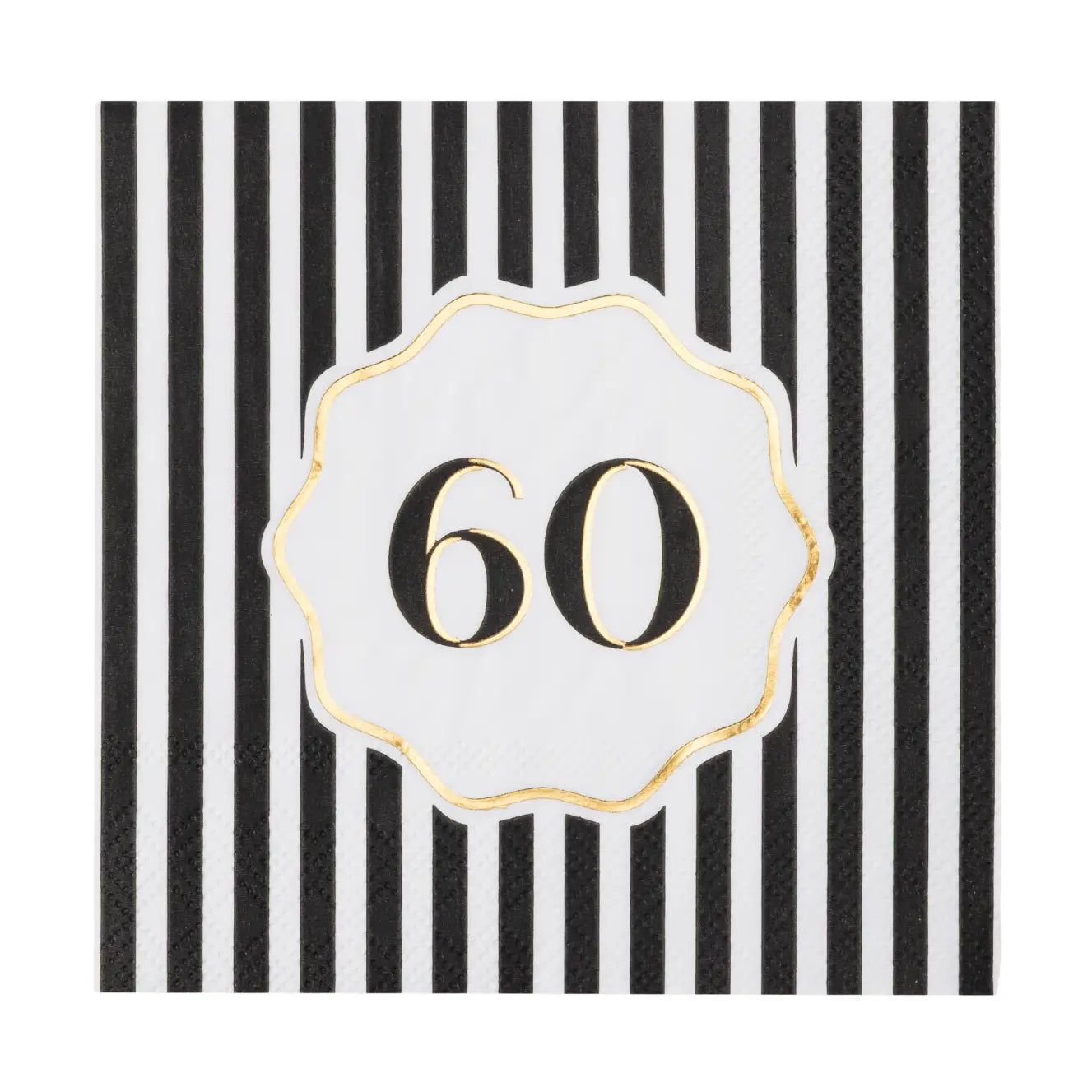 60th Birthday Cocktail Napkins