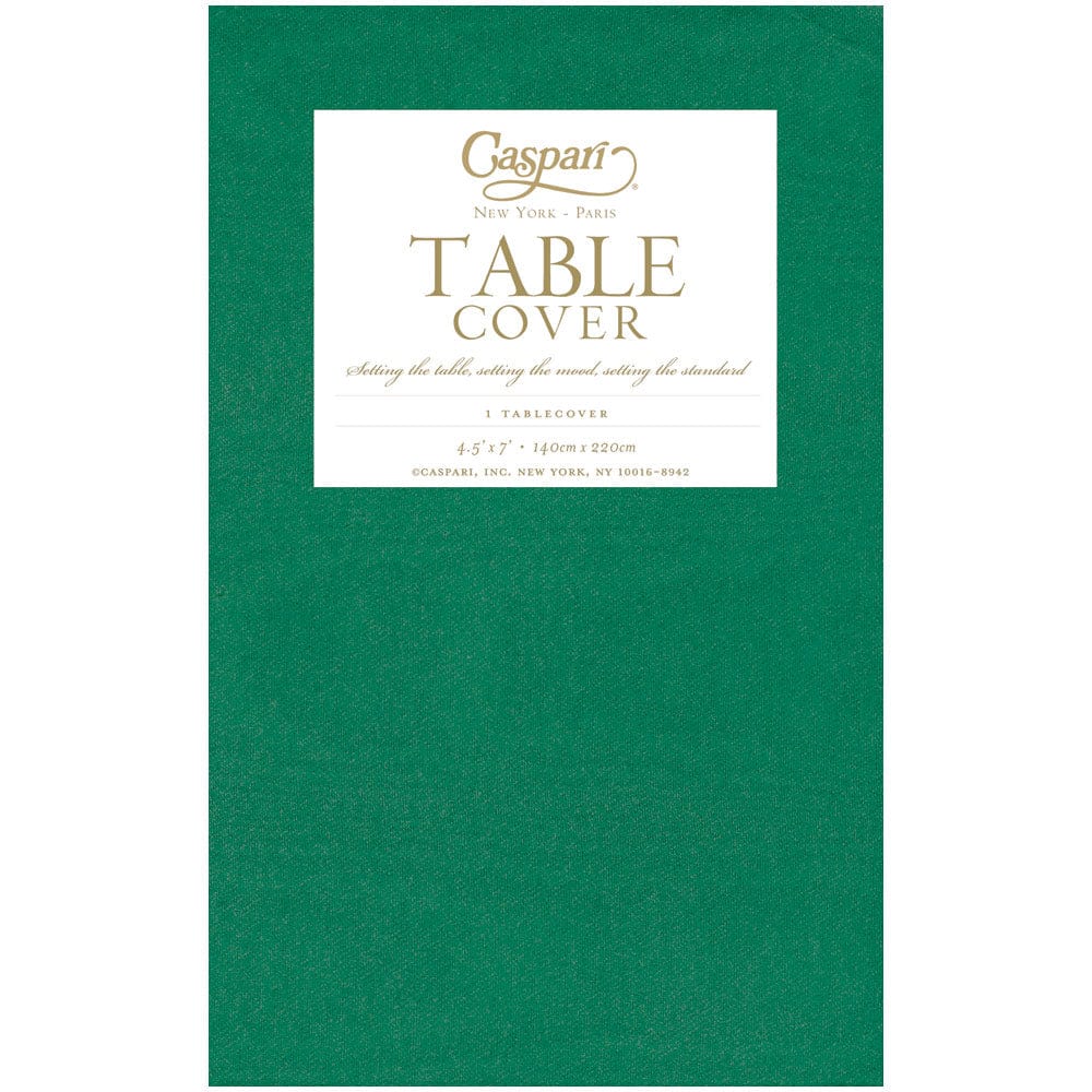 Moire Green Linen Tablecloth