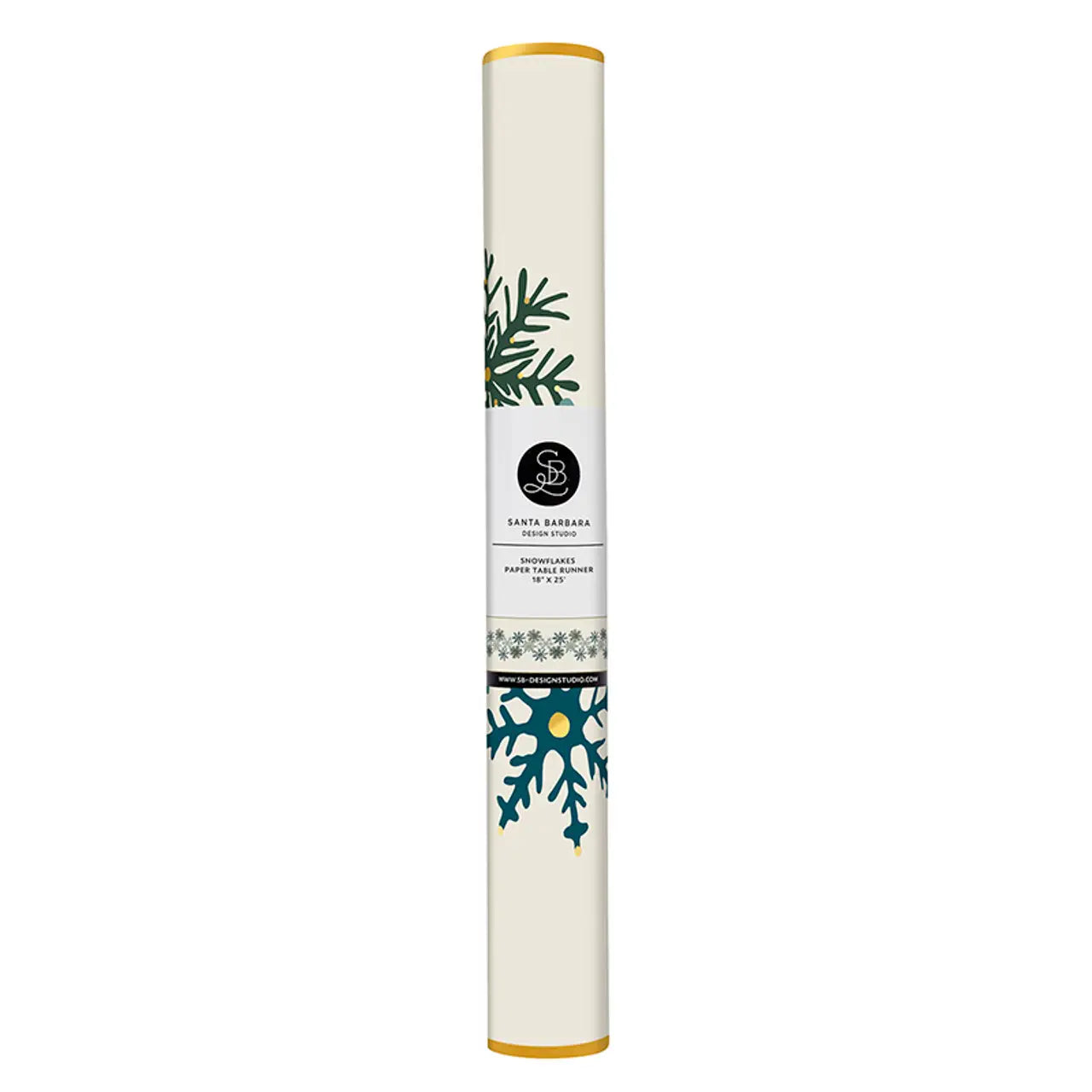 Blue Snowflakes Table Runner
