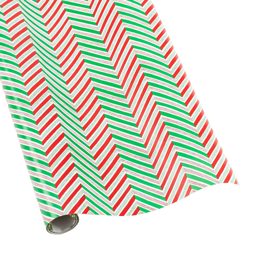 Candy Cane Stripes Wrapping Paper Roll