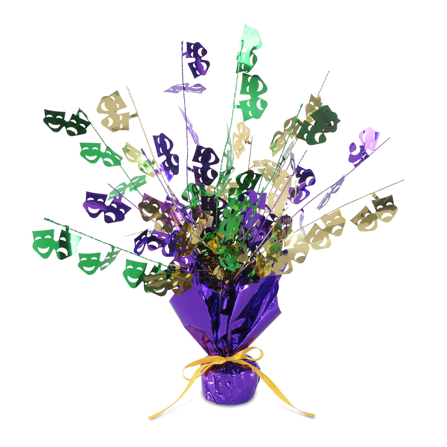 Mardi Gras Gleam 'N Burst Centerpiece