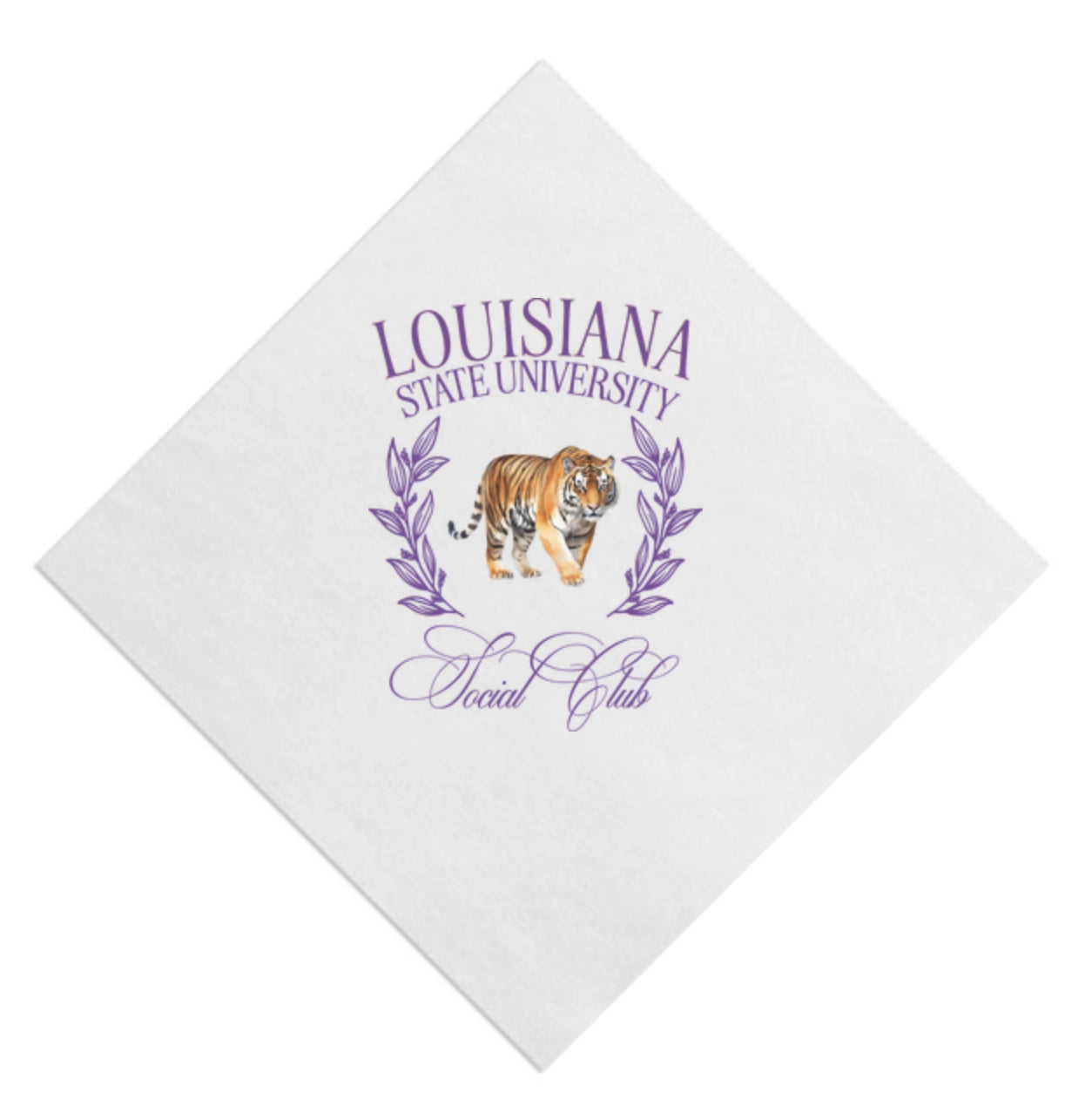 Louisiana State Social Club Napkins