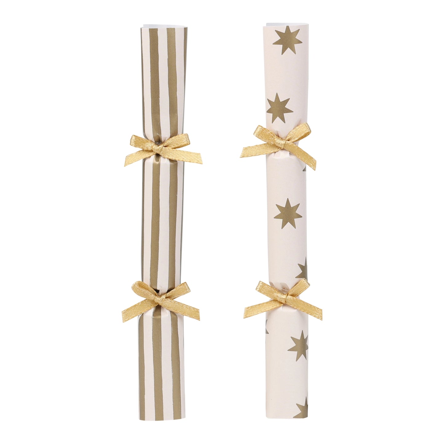 Gold Stripes and Stars Saucer Crackers