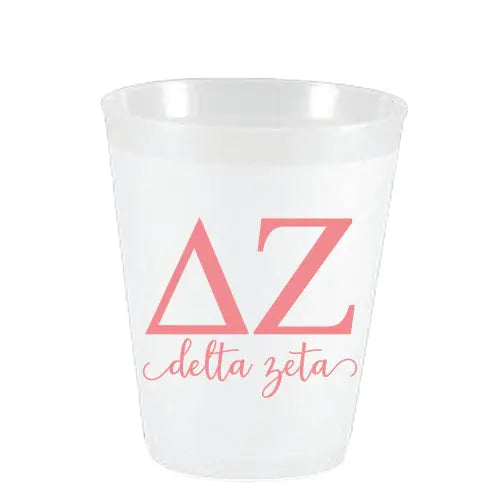 Delta Zeta Frosted Cups
