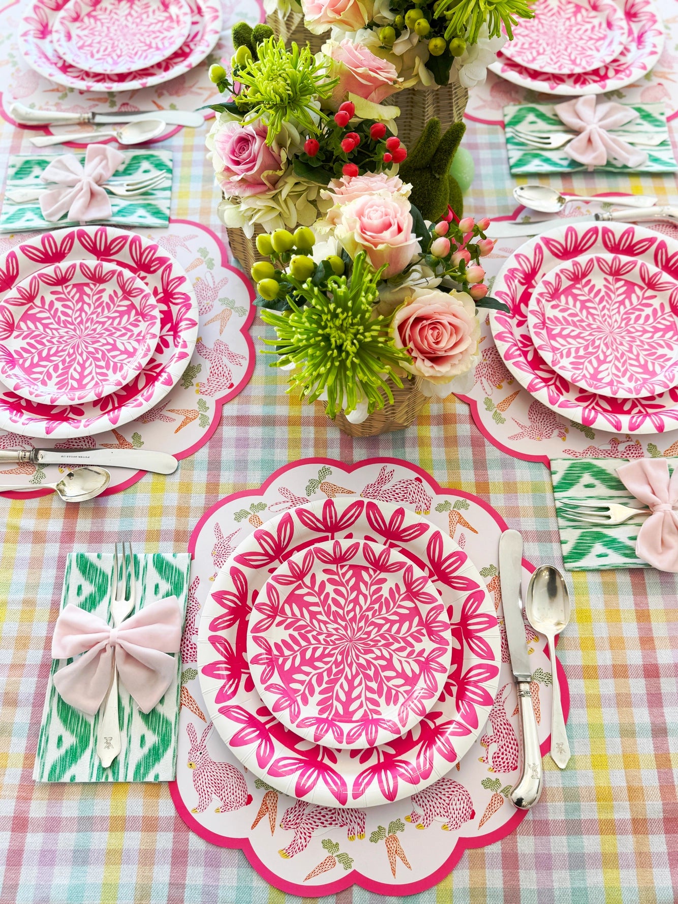 Pink Heavy Duty Salad Plates