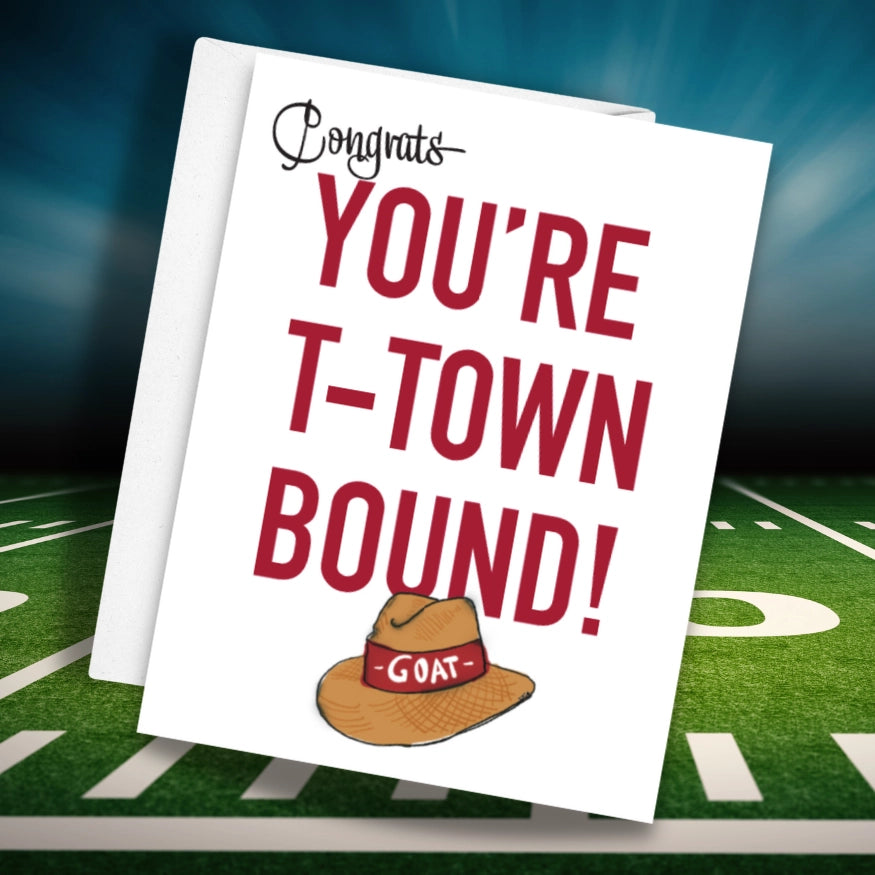 Tuscaloosa Bound Greeting Card