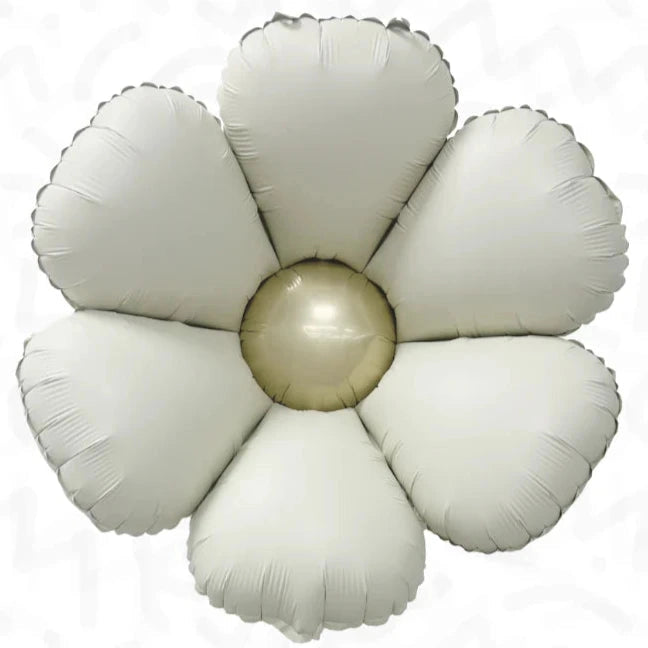Air-Fill Latte Daisy Mylar - 3 Sizes