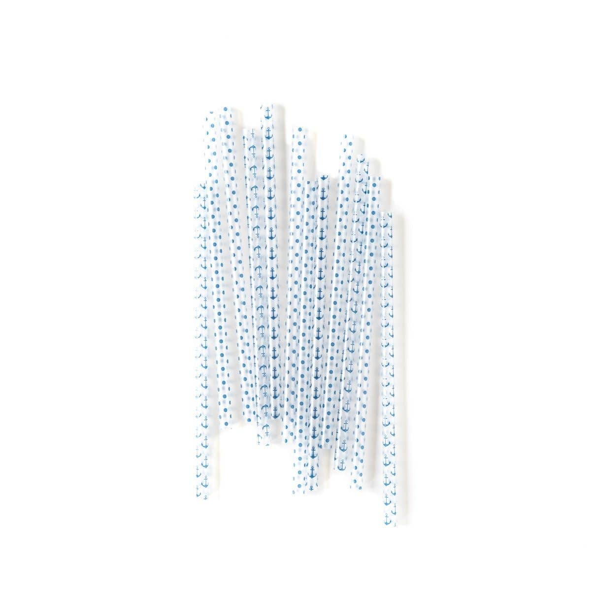 Nautical Reusable Straws