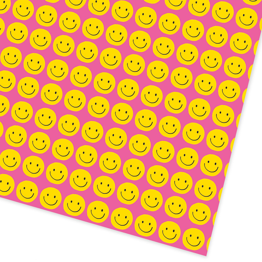 Smiley Roll Wrapping Paper