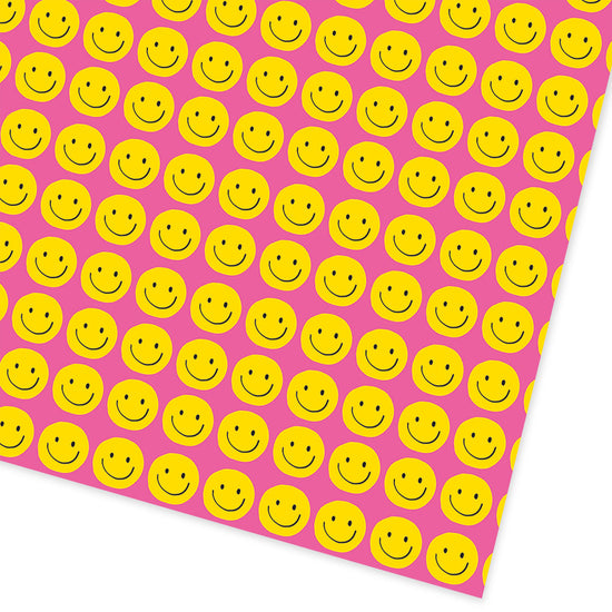 Smiley Roll Wrapping Paper
