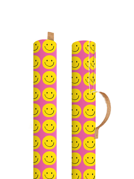 Smiley Roll Wrapping Paper