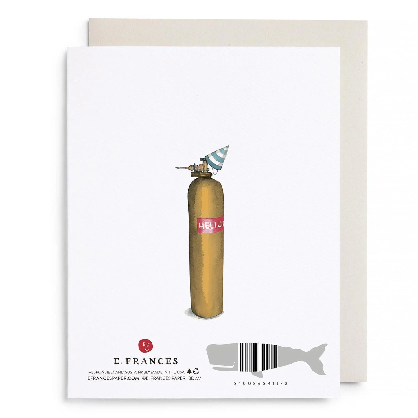 Helium 70 Birthday Card