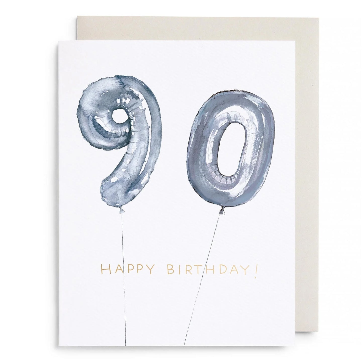 Helium 90 Birthday Card
