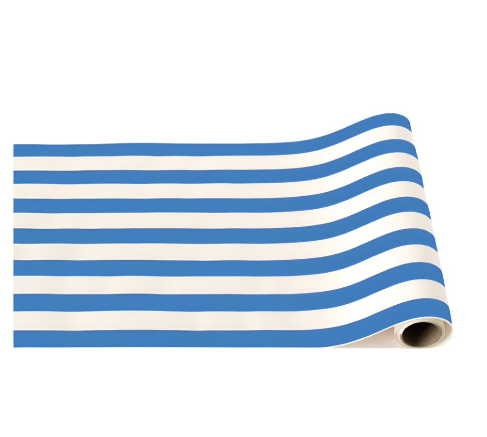Palisades Blue Stripe Table Runner