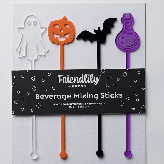 Load image into Gallery viewer, Halloween Spoopy Drink Stirrers
