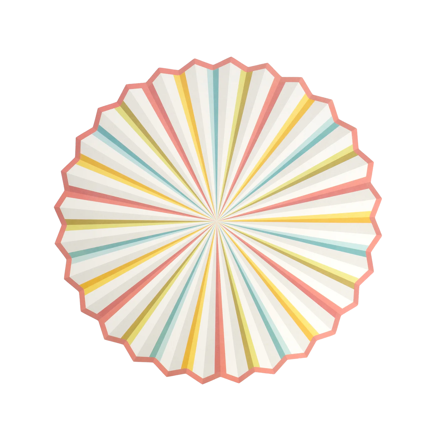 Burst of Color Fan Placemats