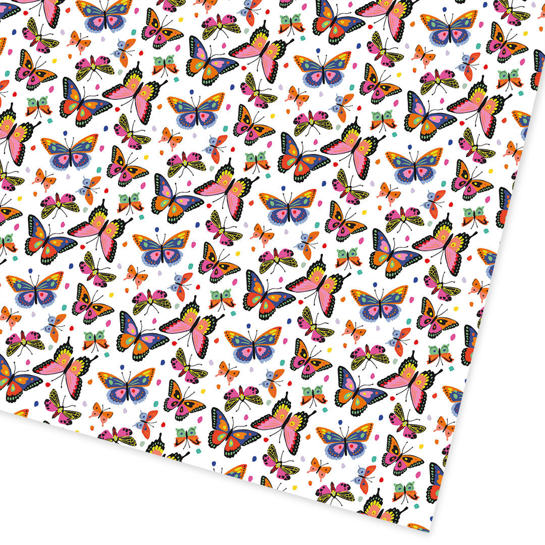 Butterfly Repeat Roll Wrapping Paper