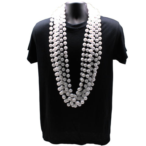 Dozen Large White Beads