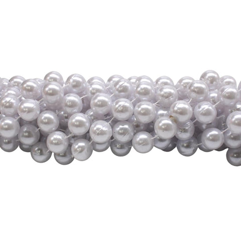 Dozen Large White Beads