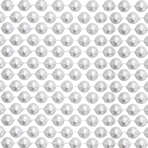 Dozen Large White Beads