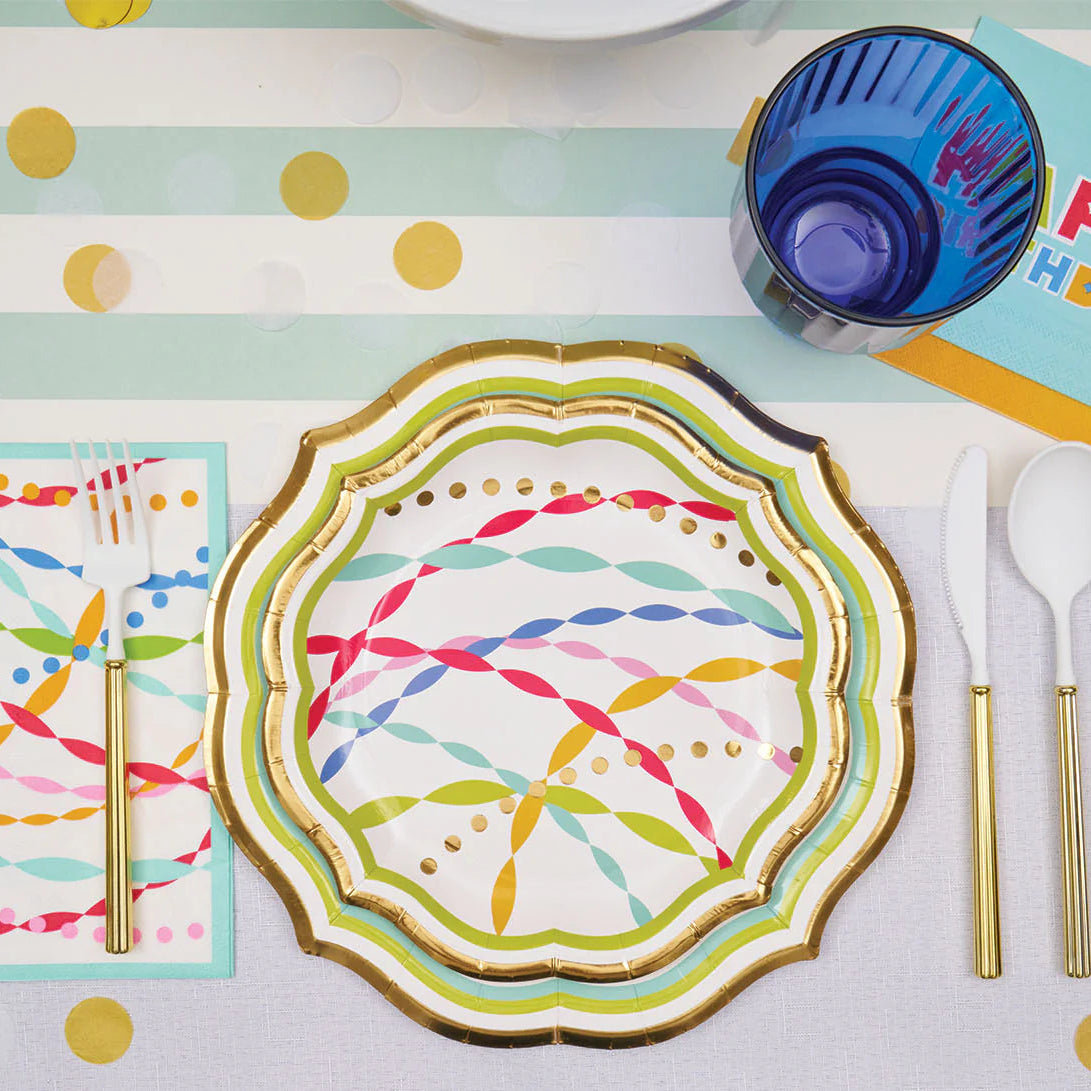 Bright Birthday Salad Plates