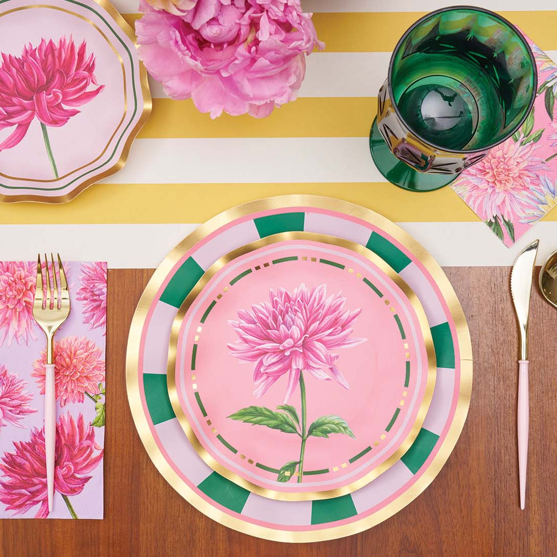 Dahlia Garden Salad Plates