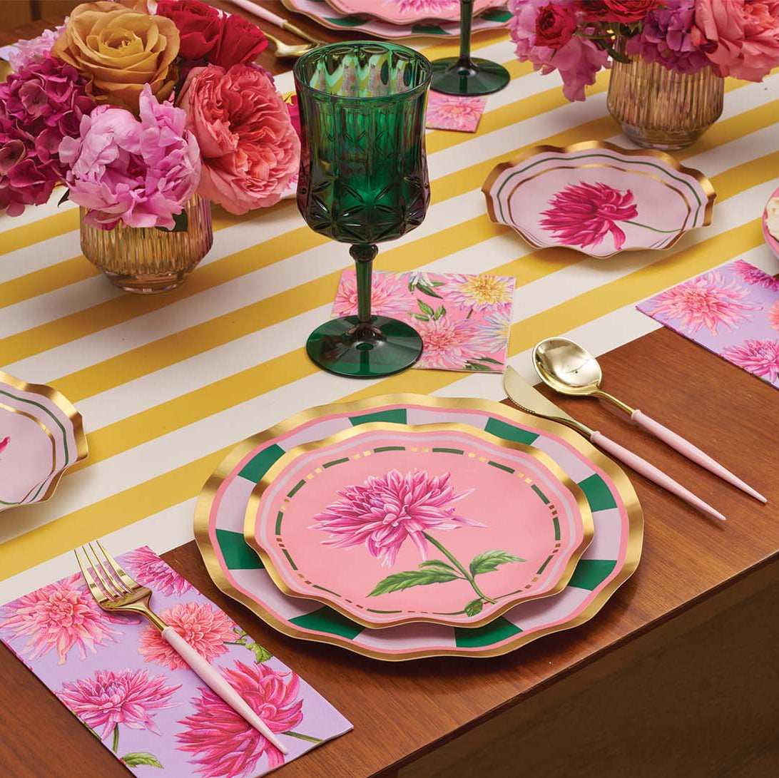 Dahlia Garden Salad Plates