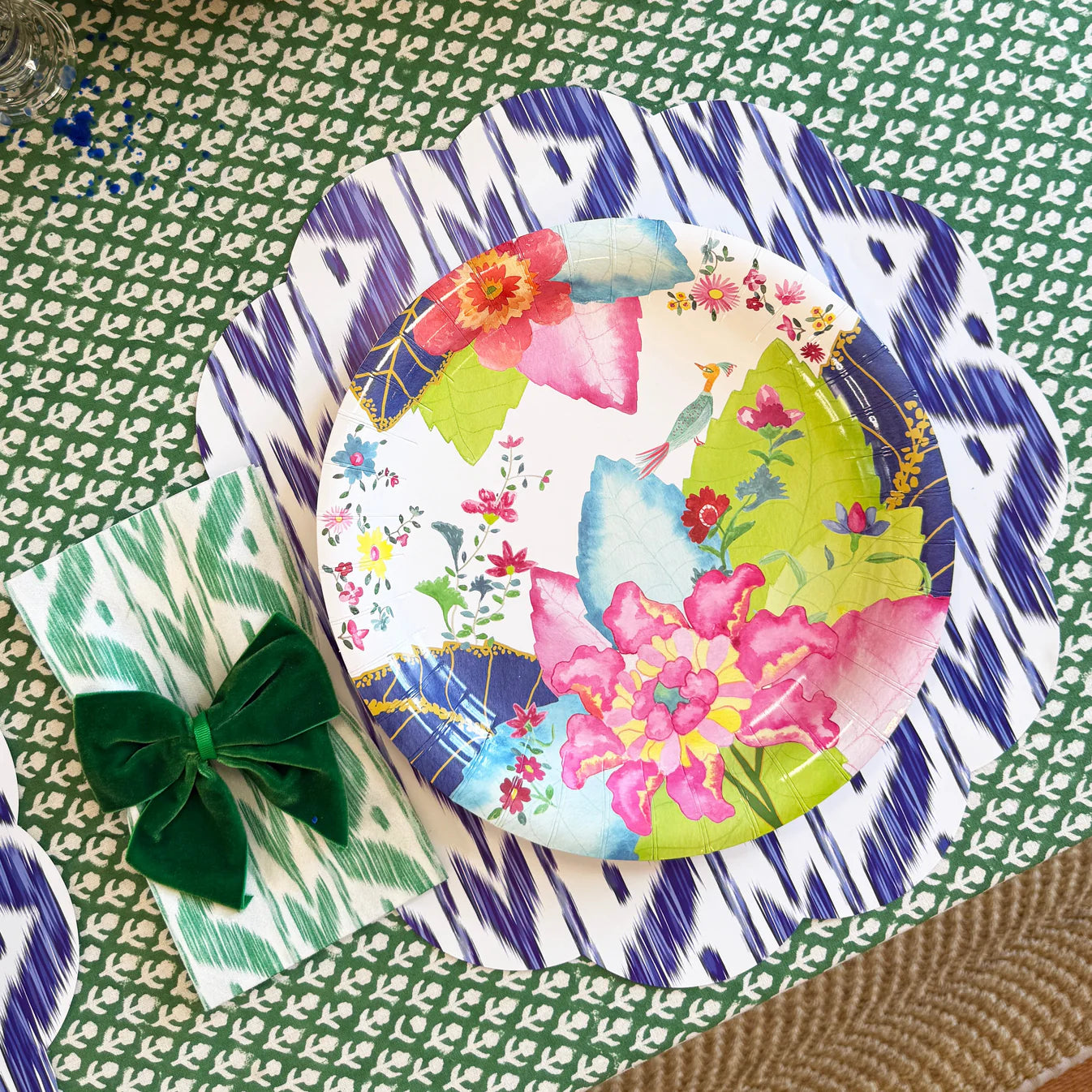 Tobacco Leaf Dinner Plates