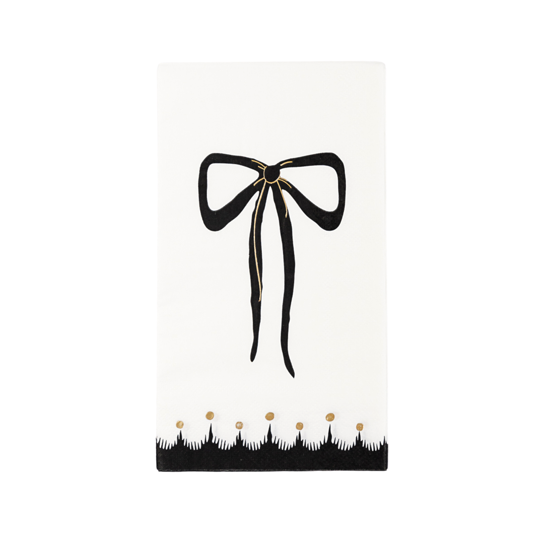 Black Bow Guest Towels