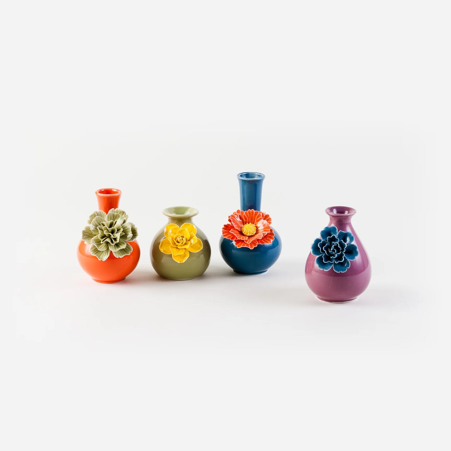 Colorful Vase with Flower