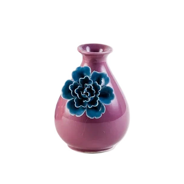 Colorful Vase with Flower