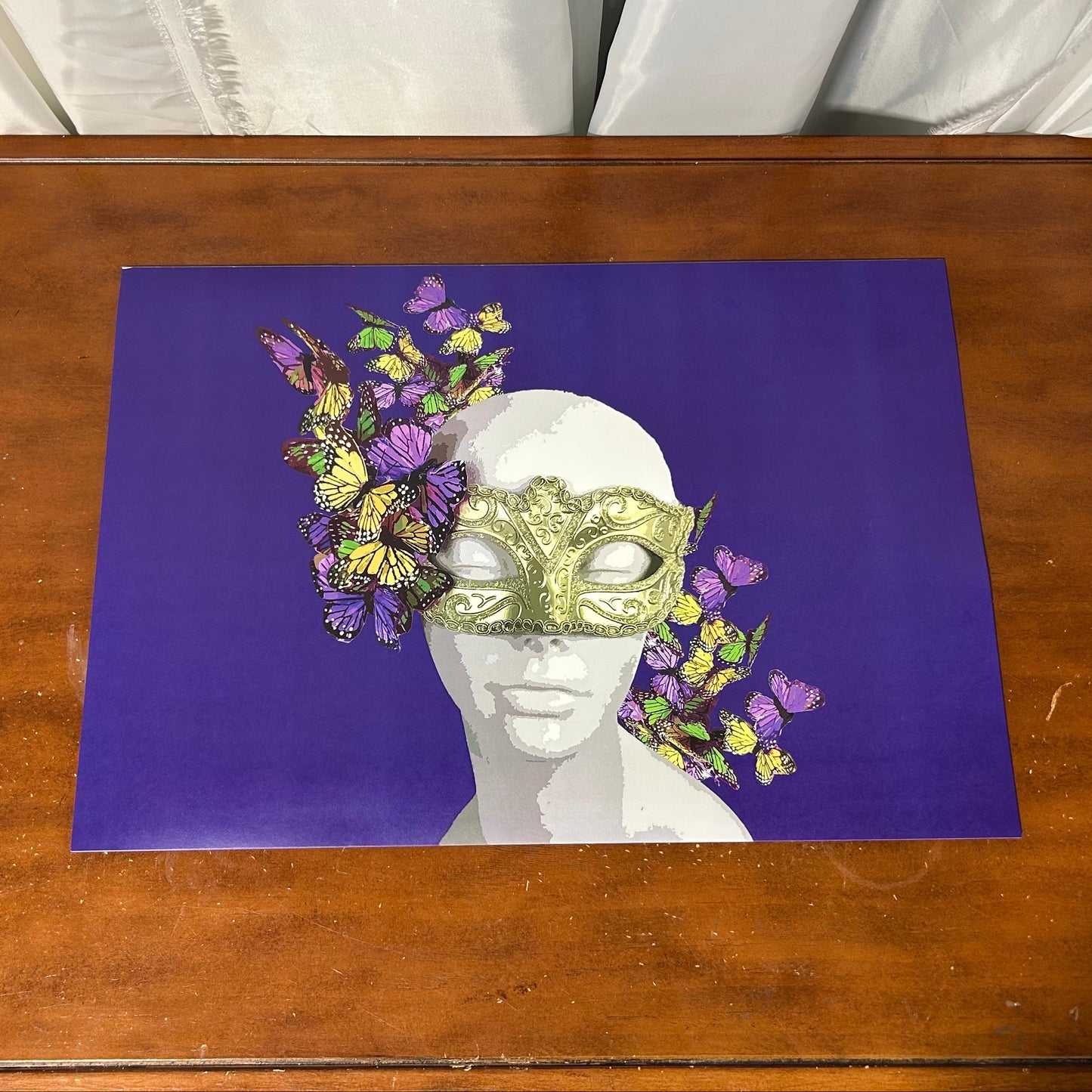 Mardi Gras Butterfly Placemats
