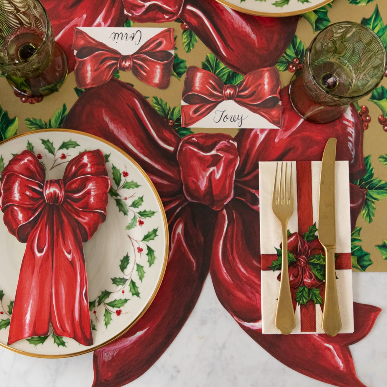 Christmas Present Guest Napkin