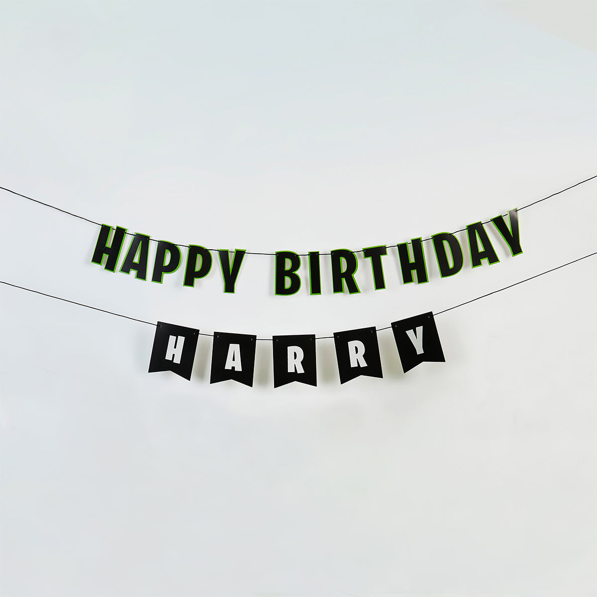 Happy Birthday Personalized Banner with Stickers