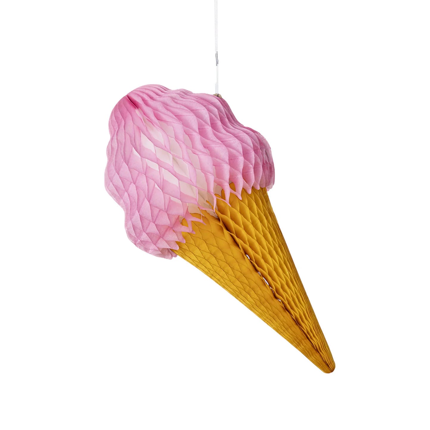 Medium Strawberry Ice Cream Cone