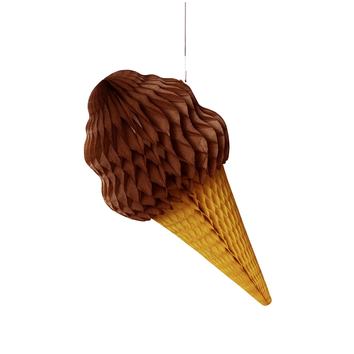 Medium Chocolate Ice Cream Cone